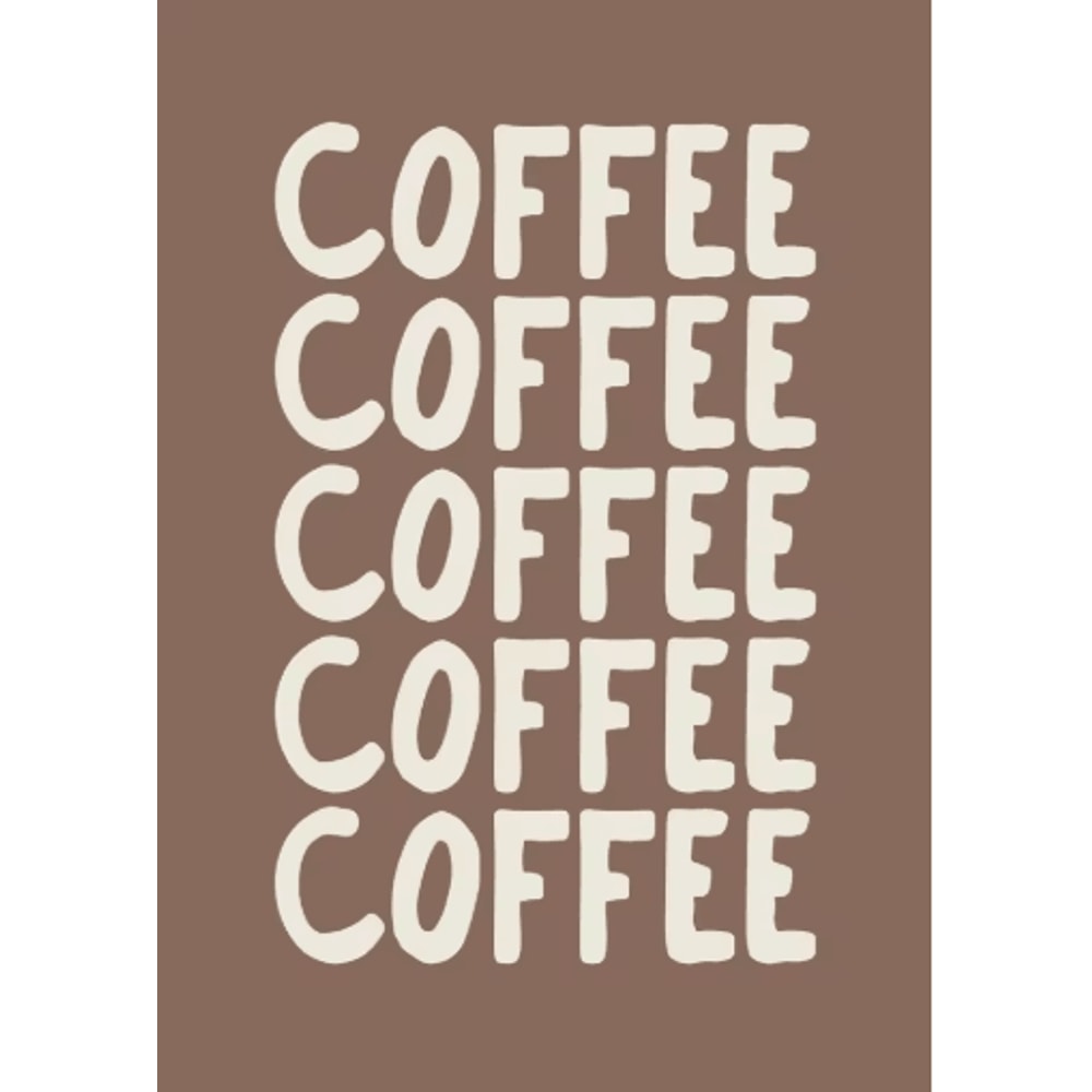 Minimalist Coffee Wall Art Canvas Skeleton Coffee Bar Decor For Modern Kitchens 14