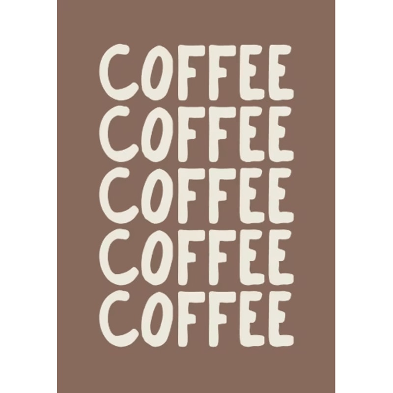 Minimalist Coffee Wall Art Canvas Skeleton Coffee Bar Decor For Modern Kitchens 14