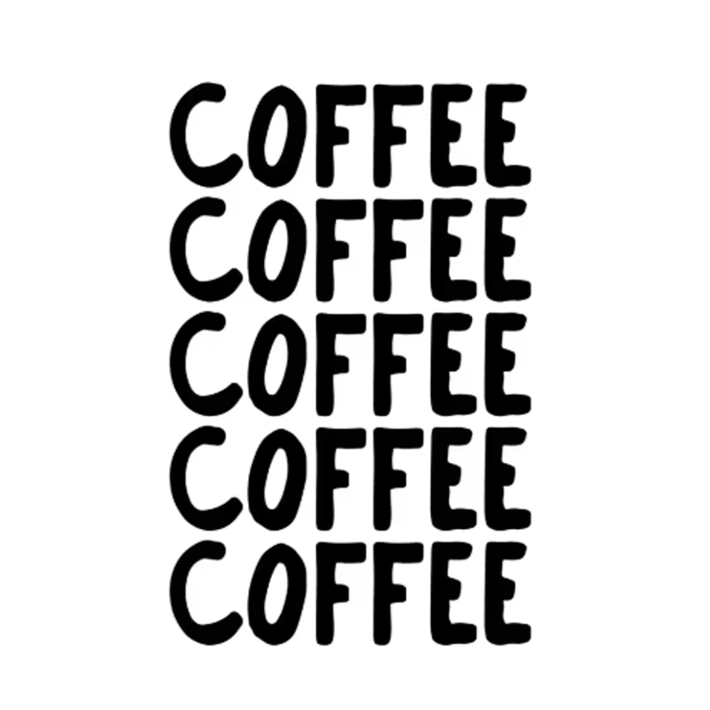 Minimalist Coffee Wall Art Canvas Skeleton Coffee Bar Decor For Modern Kitchens 8