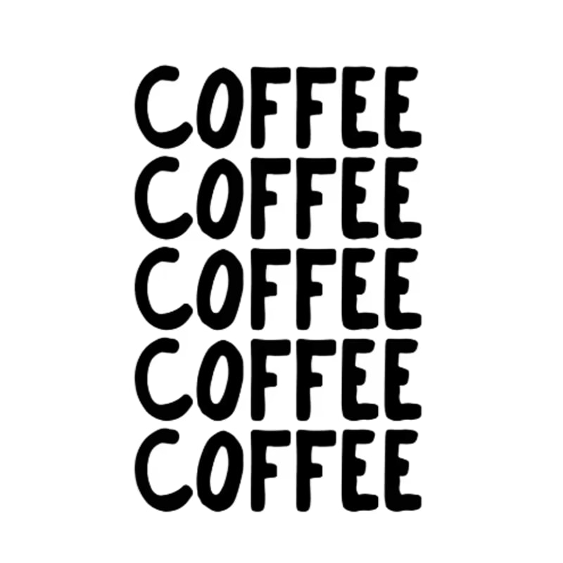 Minimalist Coffee Wall Art Canvas Skeleton Coffee Bar Decor For Modern Kitchens 8