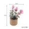 Dollhouse Miniature Plants Realistic Potted Garden Decor For Tiny Homes 6