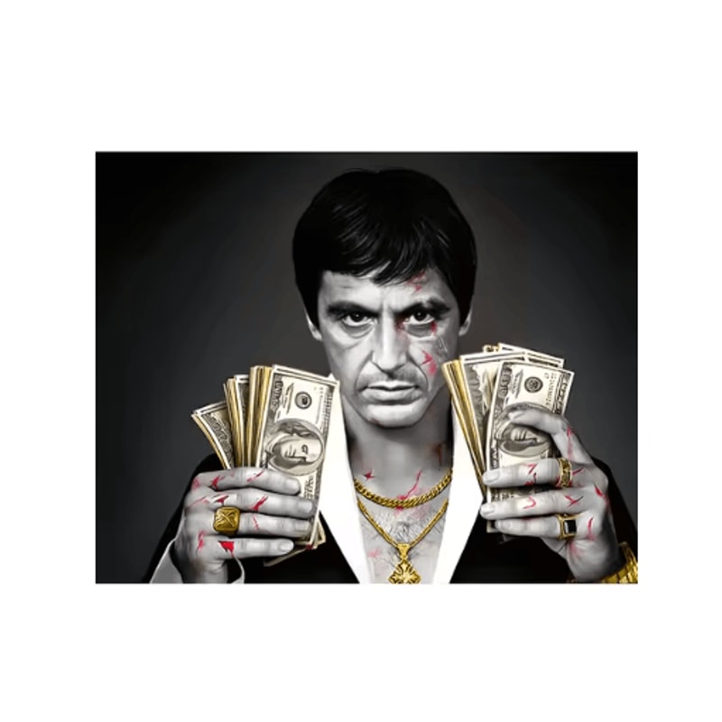 Scarface Poster Canvas Tony Montana Wall Art For Bold Living Spaces 1
