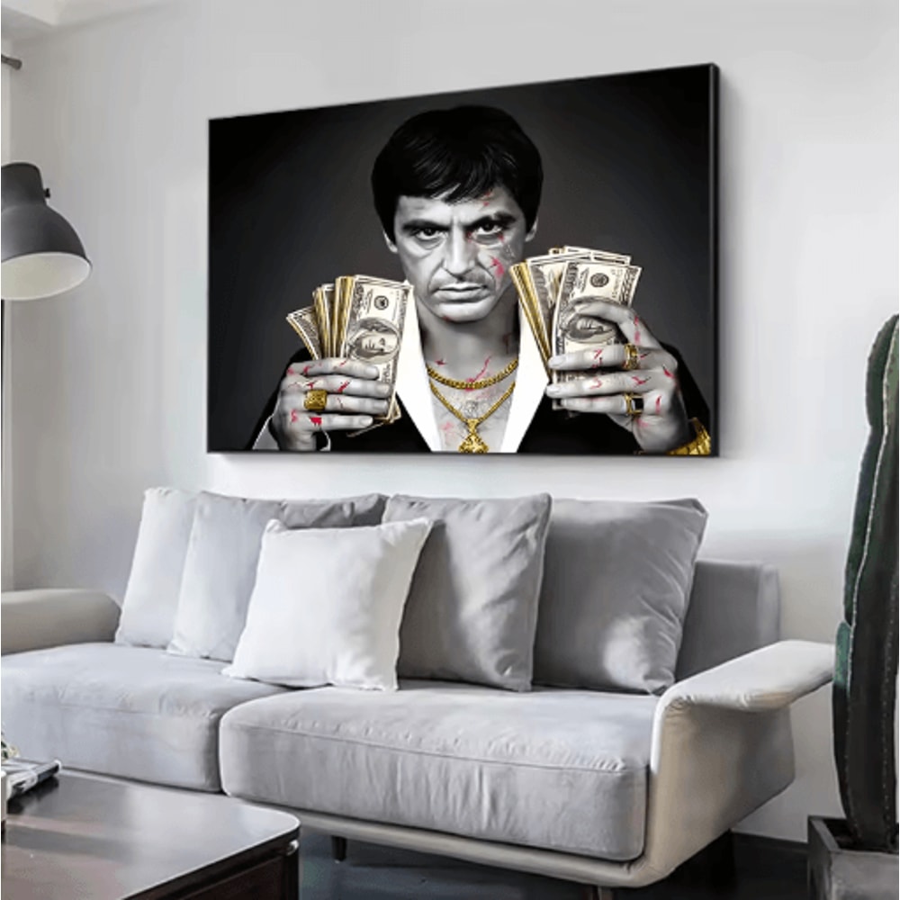 Scarface Poster Canvas Tony Montana Wall Art For Bold Living Spaces 4