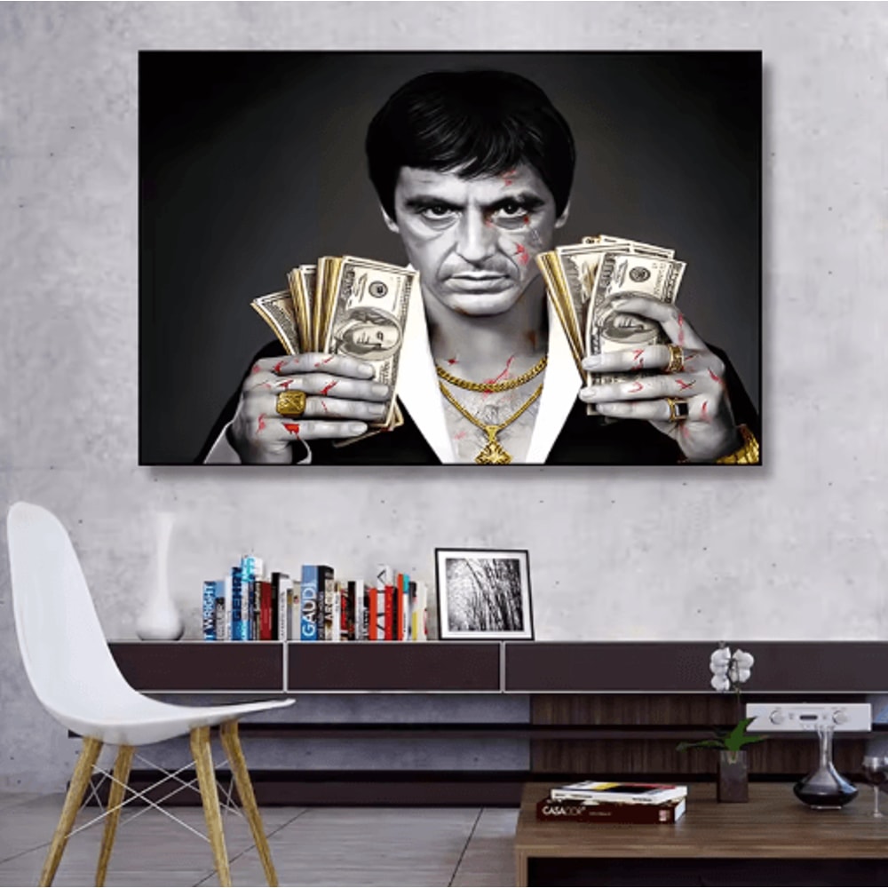 Scarface Poster Canvas Tony Montana Wall Art For Bold Living Spaces 5