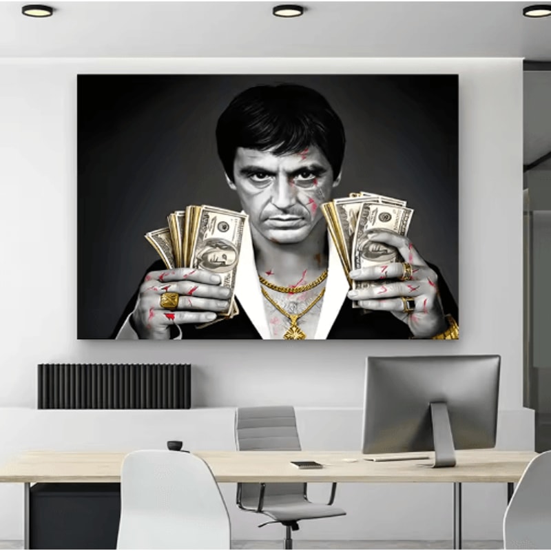 Scarface Poster Canvas Tony Montana Wall Art For Bold Living Spaces 6