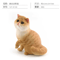 Sleeping Orange Cat Figurine Cute Mini Pet Desk Decor For Cozy Spaces 2