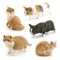 Sleeping Orange Cat Figurine Cute Mini Pet Desk Decor For Cozy Spaces 14