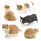 Sleeping Orange Cat Figurine Cute Mini Pet Desk Decor For Cozy Spaces 14