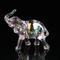 Crystal Elephant Figurine Cute Mini Baby Elephant Desk Ornament 1