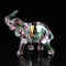 Crystal Elephant Figurine Cute Mini Baby Elephant Desk Ornament 1