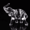 Crystal Elephant Figurine Cute Mini Baby Elephant Desk Ornament 2