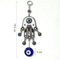 Hamsa Hand Evil Eye Wall Decor Geometric Wind Chime For Peaceful Spaces 2