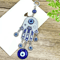 Hamsa Hand Evil Eye Wall Decor Geometric Wind Chime For Peaceful Spaces 5