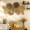 Handmade Boho Wall Baskets Set Woven Seagrass Decor For Rustic Homes 13