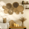 Handmade Boho Wall Baskets Set Woven Seagrass Decor For Rustic Homes 13