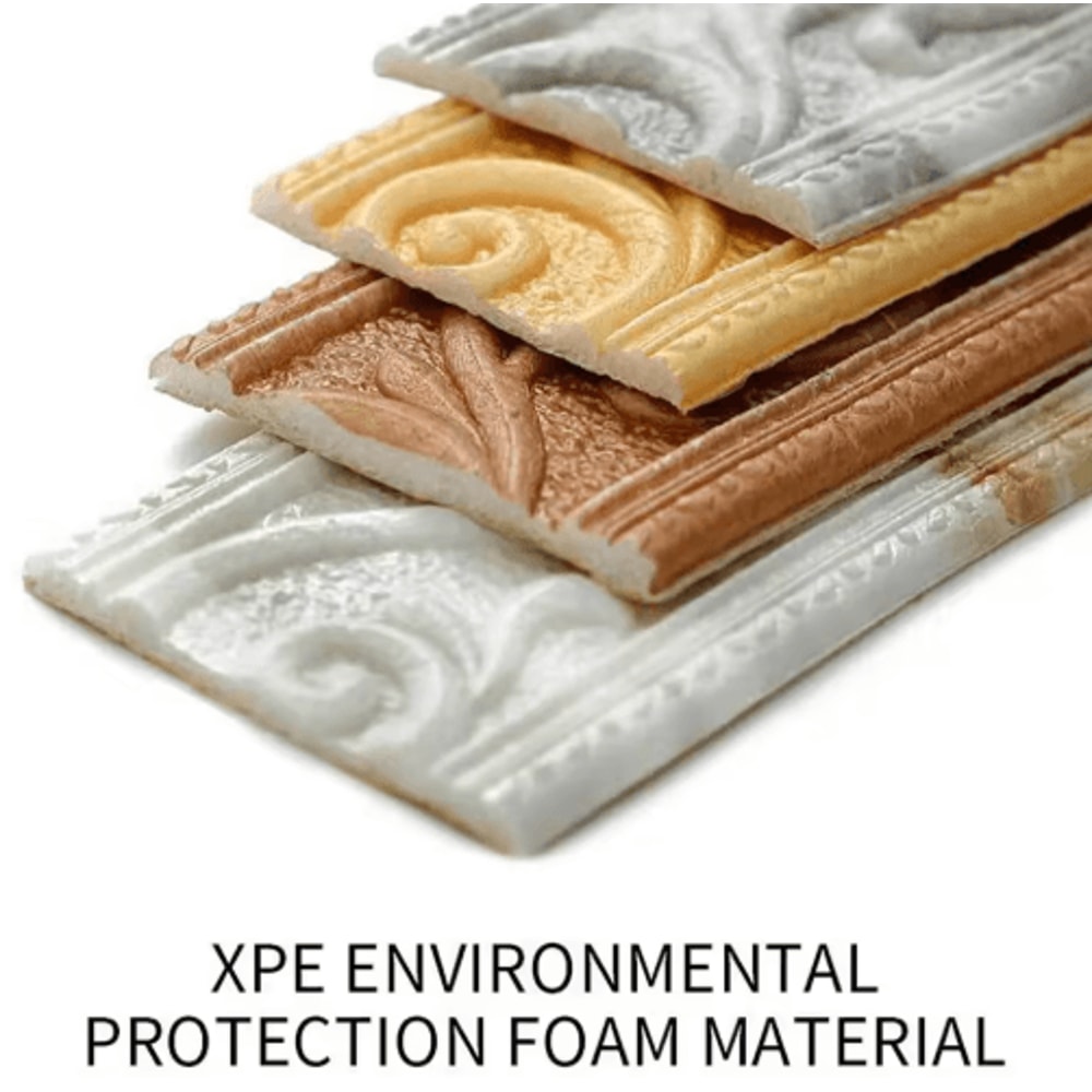 3D Wall Border Sticker Trim Waterproof SelfAdhesive Skirting For Elegant Finishes 6