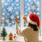 Christmas Snowflake Window Stickers Festive Holiday Glass Decor For Home 6