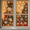 Christmas Snowflake Window Stickers Festive Holiday Glass Decor For Home 0