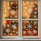Christmas Snowflake Window Stickers Festive Holiday Glass Decor For Home 0
