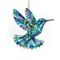 Acrylic Bird Flower Hanging Ornament Cute Floral Window Decor Pendant 2