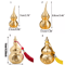 Feng Shui Wu Lou Brass Gourd Fortune Protection Decor For Home Office 5