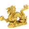 Golden Dragon Zodiac Statue Lucky Feng Shui Dragon Decor For Prosperity 0