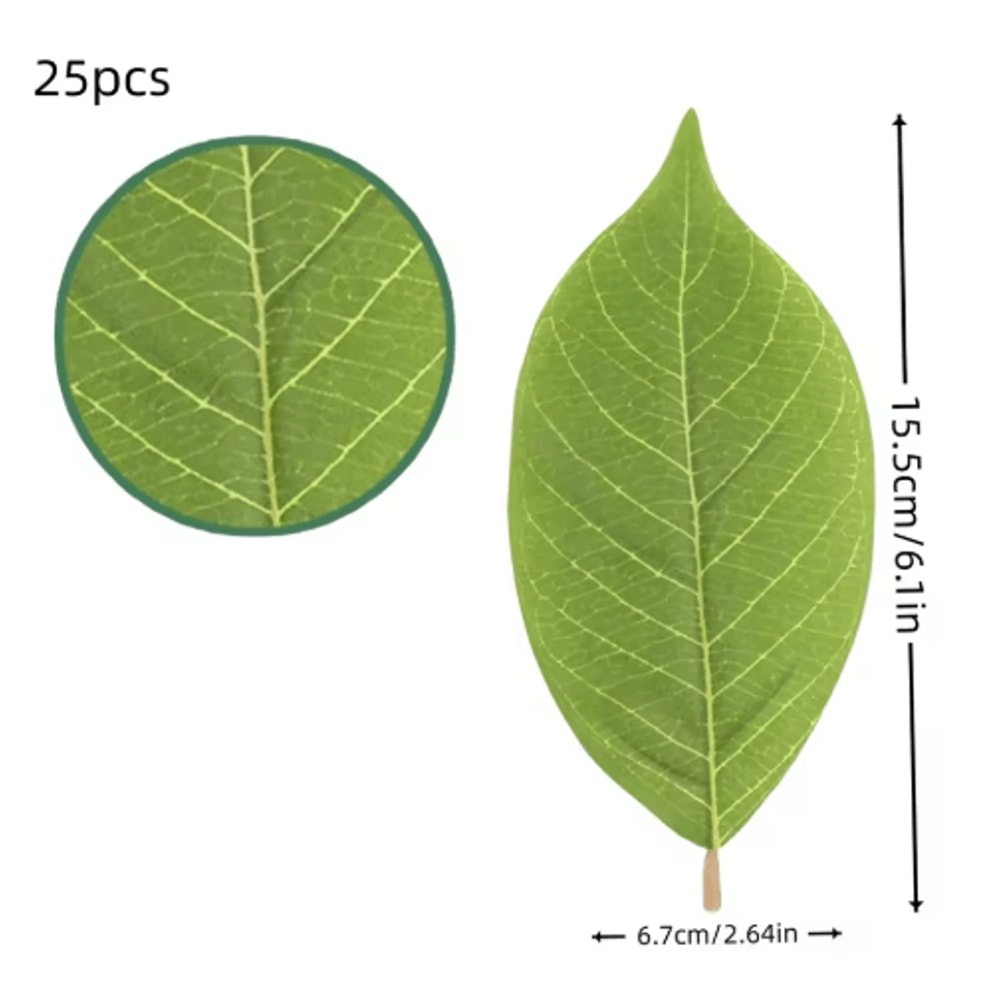 Artificial Magnolia Leaves Set Realistic PU Leaves For Floral Arrangements DIY Decor 3