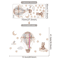 Cartoon Hot Air Balloon Animal Wall Stickers Cute Nursery Decor For Kids Rooms 14