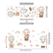 Cartoon Hot Air Balloon Animal Wall Stickers Cute Nursery Decor For Kids Rooms 3