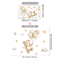 Cartoon Hot Air Balloon Animal Wall Stickers Cute Nursery Decor For Kids Rooms 6
