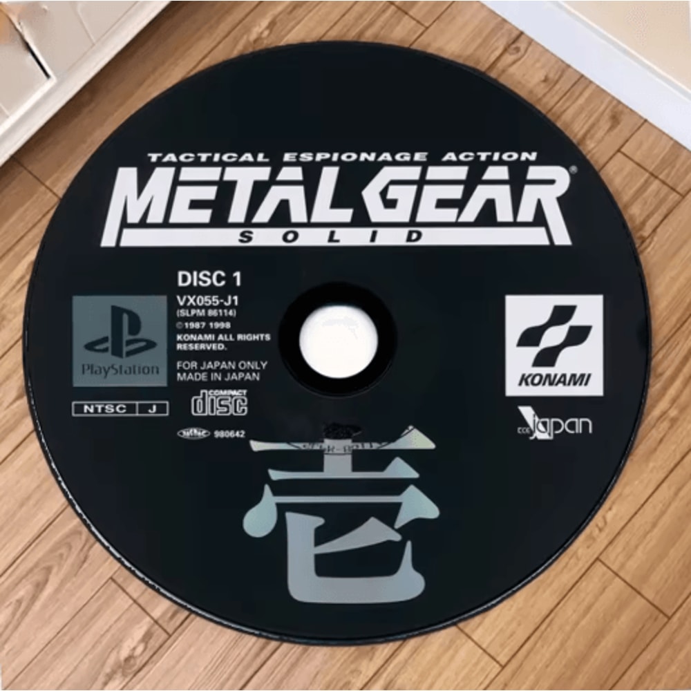 Metal Gear Gaming Room Rug Round Cartoon Floor Mat For Stylish Spaces 5