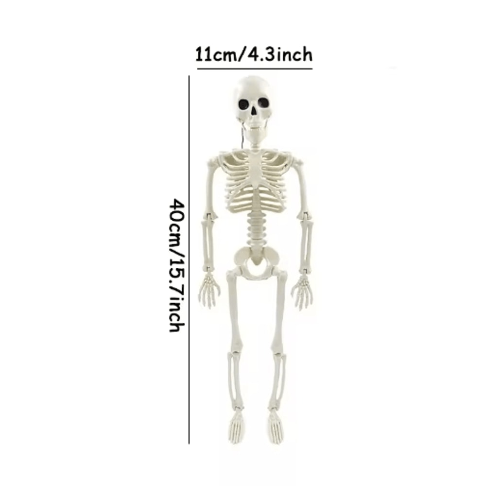 LifeSize Halloween Skeleton Decoration Spooky Haunted House Prop For Parties 1