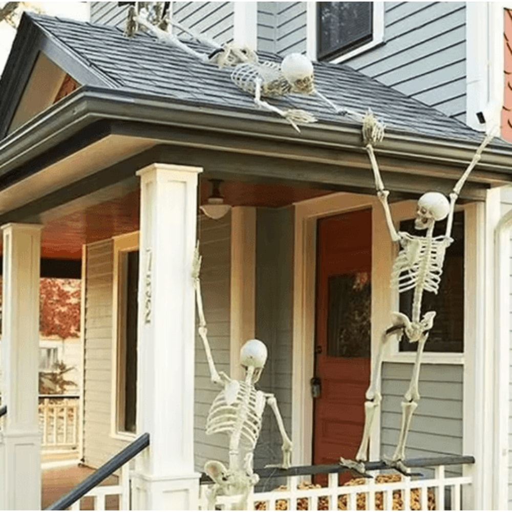 LifeSize Halloween Skeleton Decoration Spooky Haunted House Prop For Parties 3