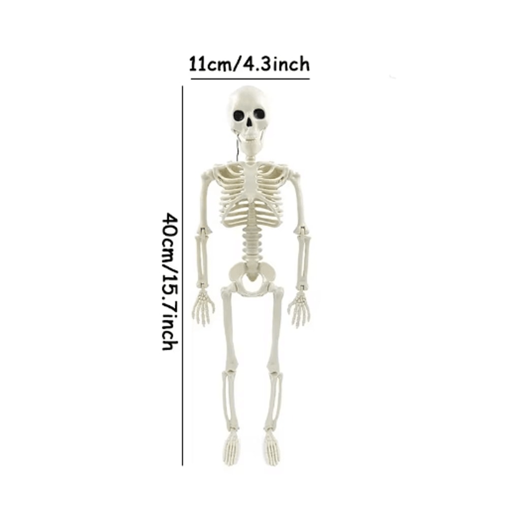 LifeSize Halloween Skeleton Decoration Spooky Haunted House Prop For Parties 6