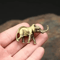 Brass Elephant Figurine Auspicious Mini Elephant Decor For Home Office 4