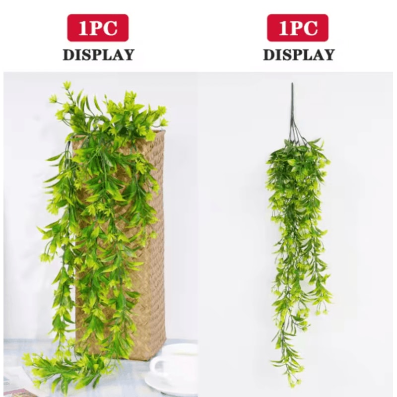 Artificial Ivy Garland Wall Hanging Lush Greenery Vines For Indoor Outdoor Decor 7