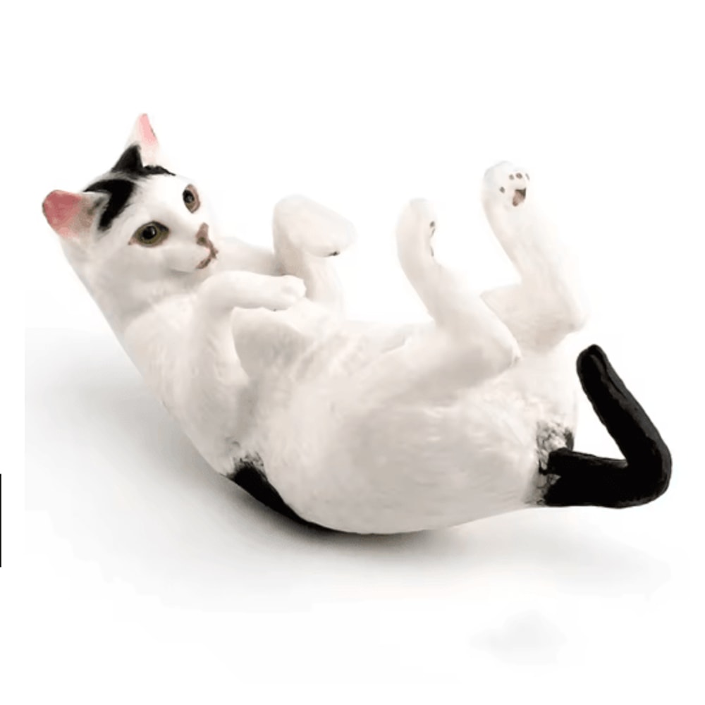 Sleeping Orange Cat Figurine Cute Mini Cat Decor For Cozy Spaces 2