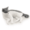 Sleeping Orange Cat Figurine Cute Mini Cat Decor For Cozy Spaces 3