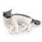 Sleeping Orange Cat Figurine Cute Mini Cat Decor For Cozy Spaces 3