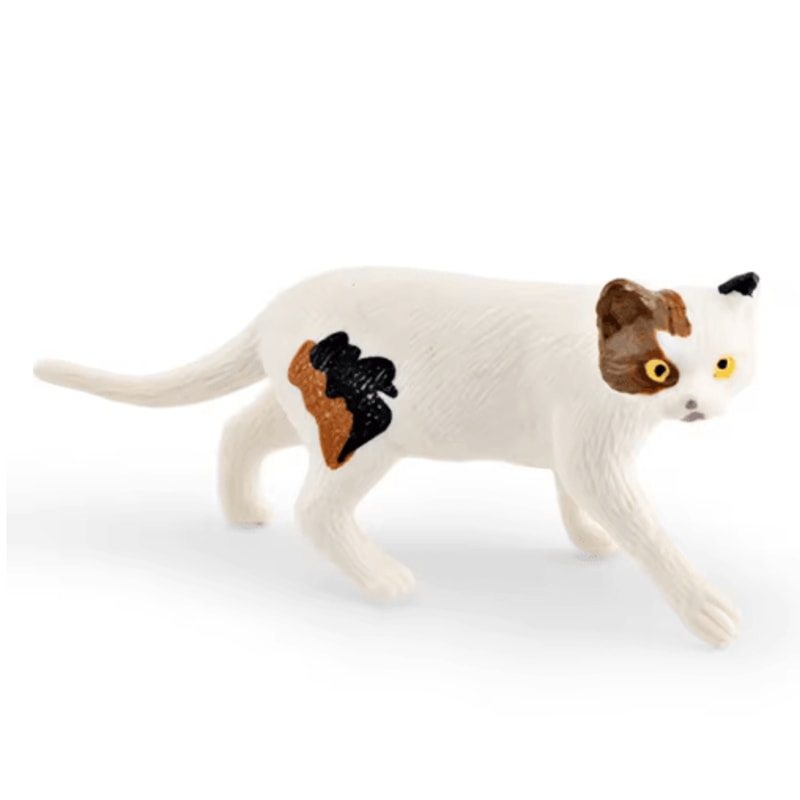 Sleeping Orange Cat Figurine Cute Mini Cat Decor For Cozy Spaces 7