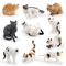 Sleeping Orange Cat Figurine Cute Mini Cat Decor For Cozy Spaces 0