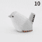 HandCarved Wooden Bird Figurine Cute Mini Wood Carving Decor Gift 10