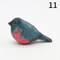 HandCarved Wooden Bird Figurine Cute Mini Wood Carving Decor Gift 9