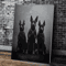 Doberman Woman Canvas Art Modern Dog Portrait Wall Decor For Stylish Homes 11