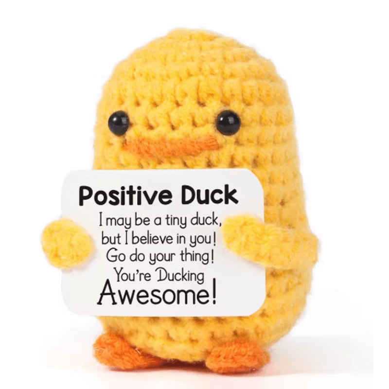 Handmade Crochet Plush Toy Cute Emotional Support Desk Decor Gift 5