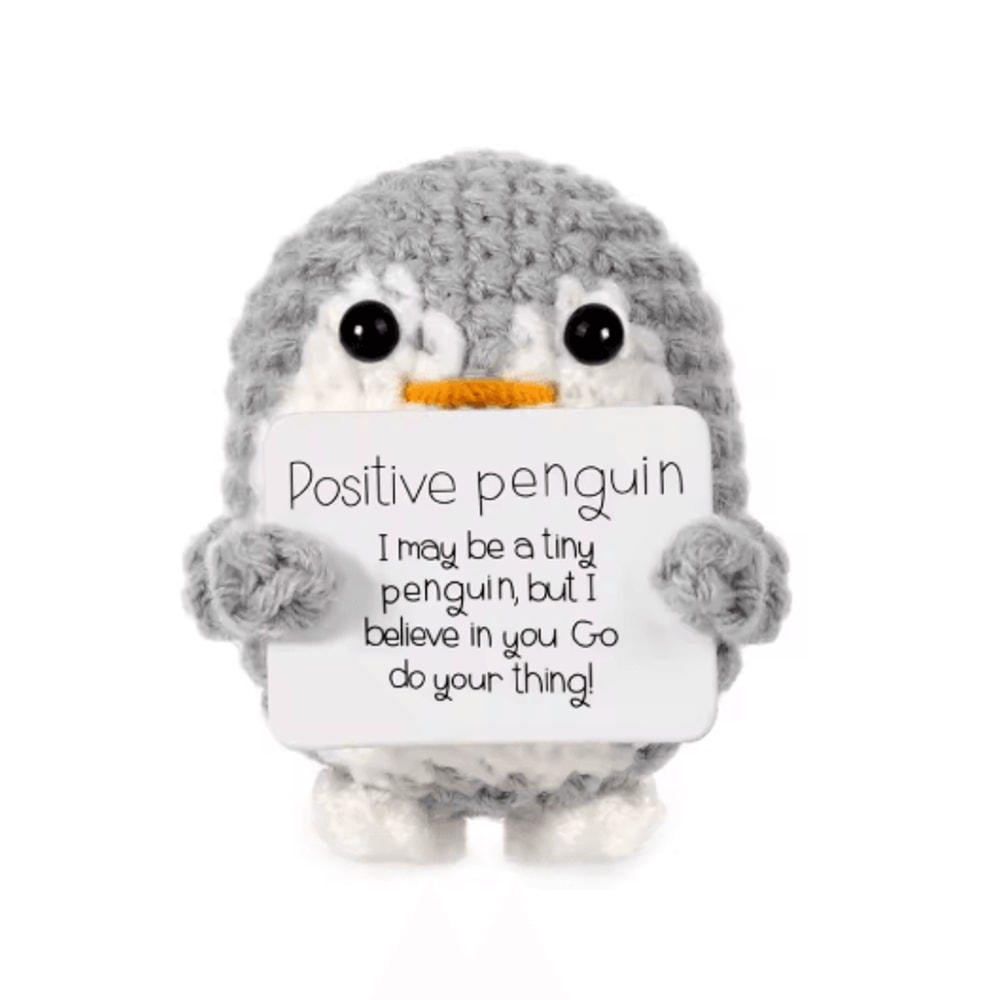 Handmade Crochet Plush Toy Cute Emotional Support Desk Decor Gift 6