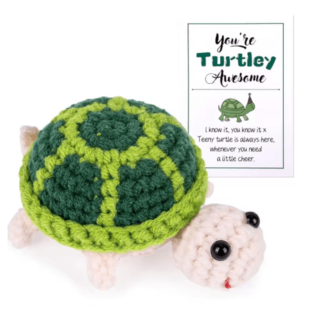 Handmade Crochet Plush Toy Cute Emotional Support Desk Decor Gift 8