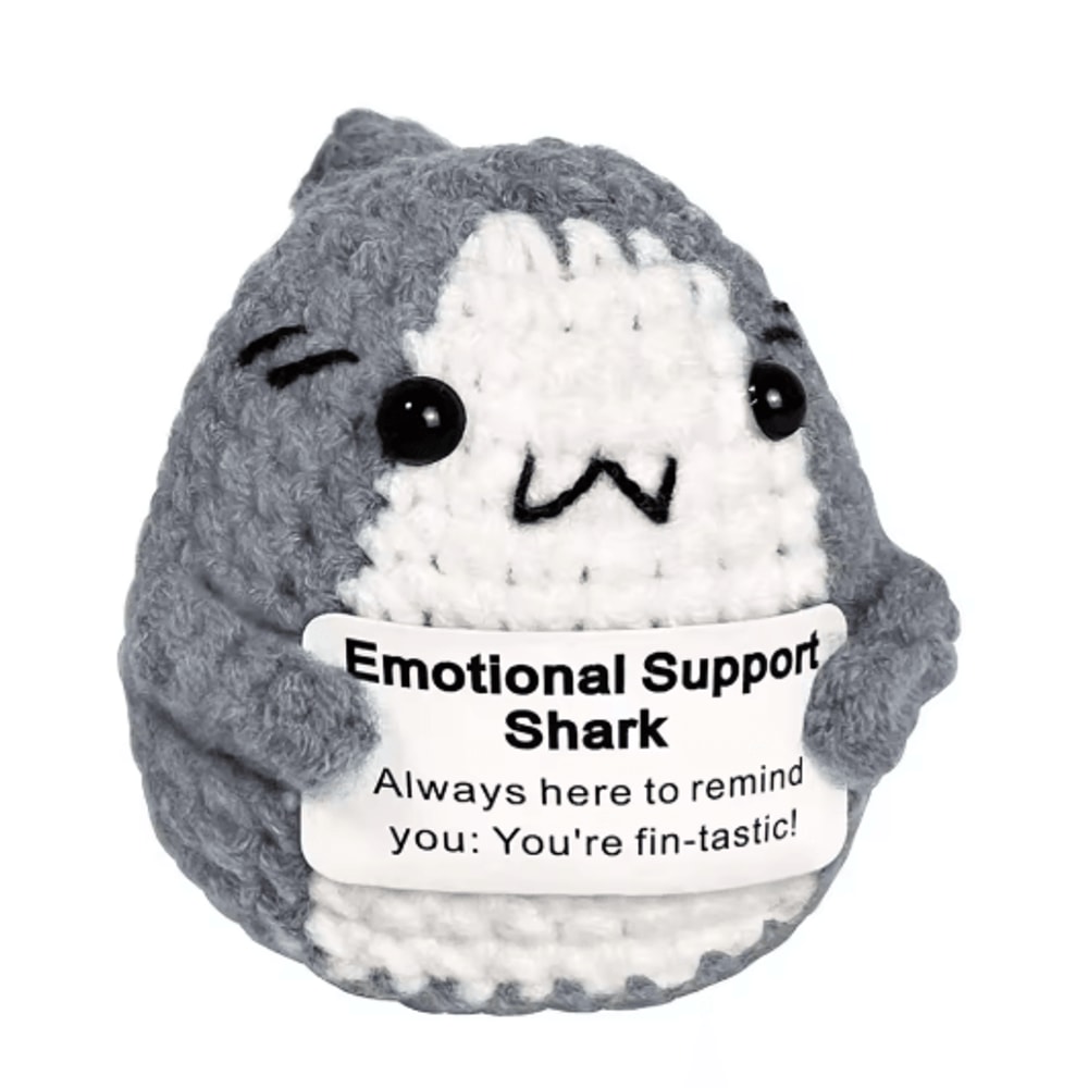 Handmade Crochet Plush Toy Cute Emotional Support Desk Decor Gift 9