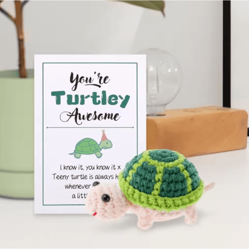 Handmade Crochet Plush Toy Cute Emotional Support Desk Decor Gift 12