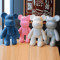 Rhinestone Crystal Bear Figurine DIY Beaded Embroidery Desk Decor 0